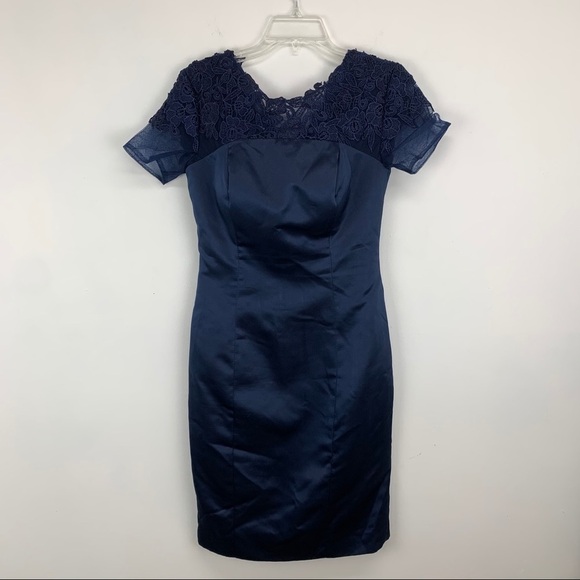 navy Blue Cocktail Dress. - Picture 1 of 10